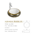 lavabo de cerámica de la encimera del fabricante de China